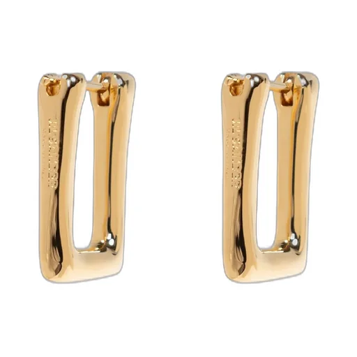 Jil Sander Rectangular Hoop Earrings