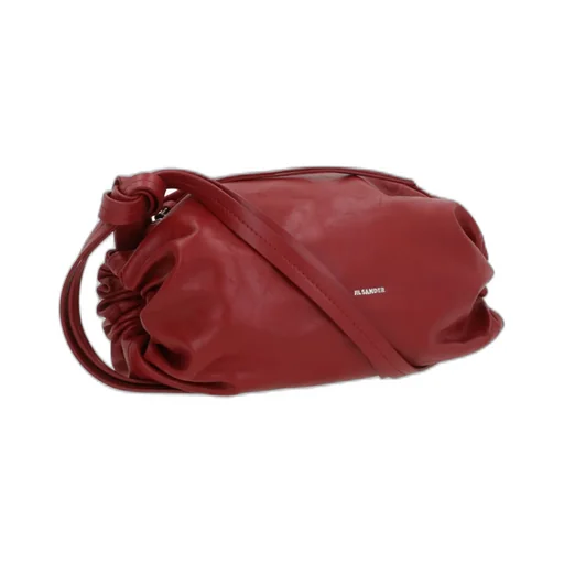Jil Sander Logo Printed Shoulder Bag