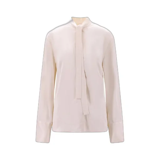 Jil Sander Tie-Neck Long-Sleeved Blouse