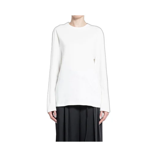Jil Sander Logo Printed Long-Sleeved T-Shirt