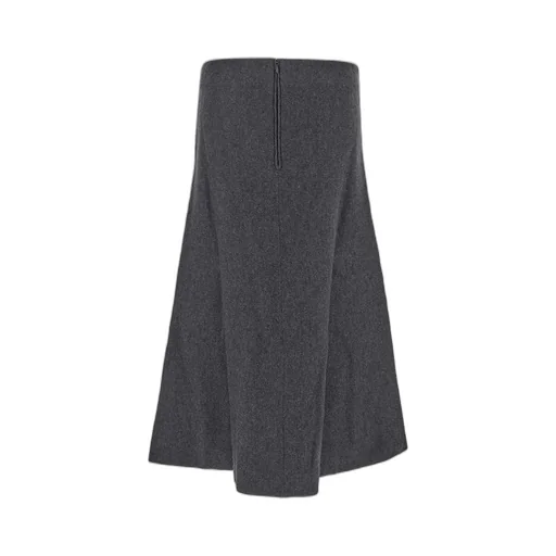 Jil Sander A-Line Knitted Midi Skirt