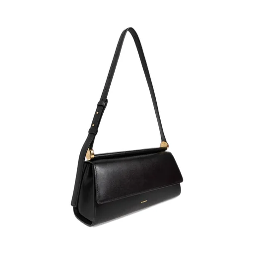 Jil Sander Ghost Foldover Top Shoulder Bag