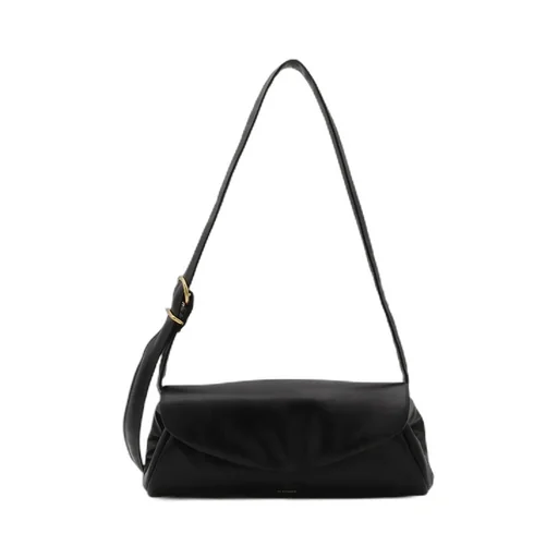 Jil Sander Large Cannolo Foldover Top Shoulder Bag