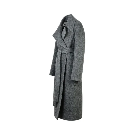 Jil Sander	Belted Straight Hem Coat