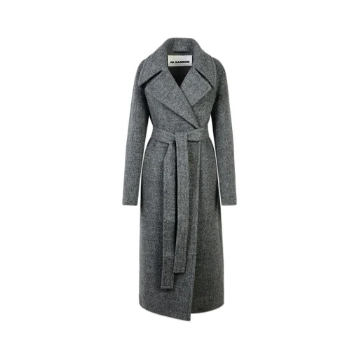 Jil Sander	Belted Straight Hem Coat