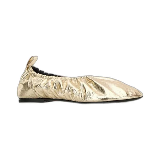 Jil Sander Exaggerated Round Toe Ballerinas