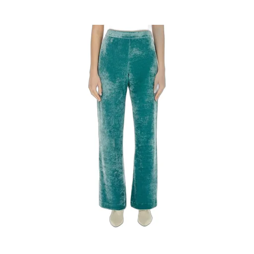 Jil Sander Mid-Waisted Velvet Trousers