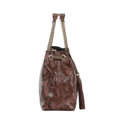 Gucci Interlocking G Embossed Shoulder Bag