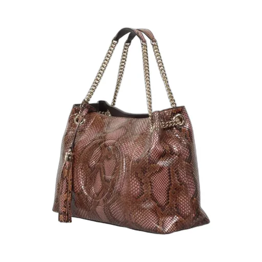 Gucci Interlocking G Embossed Shoulder Bag