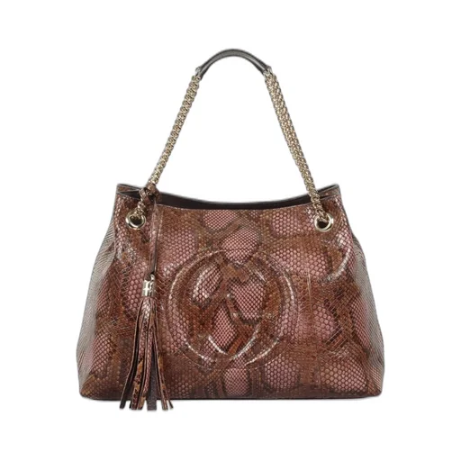 Gucci Interlocking G Embossed Shoulder Bag
