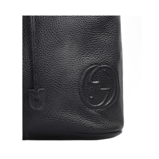 Gucci Logo Embossed Drawstring Backpack