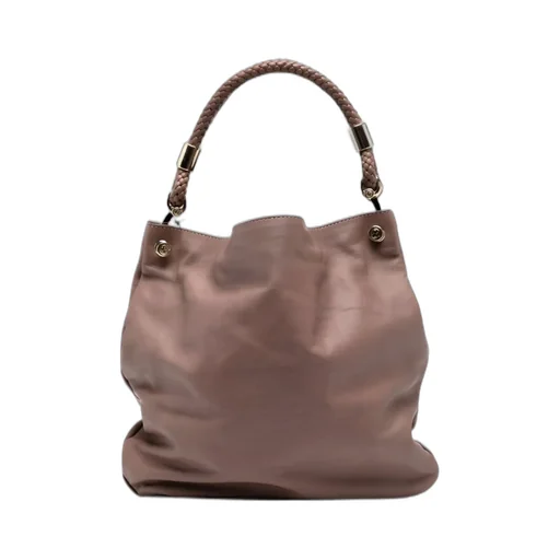 Gucci Open Top Braided Handle Handbag