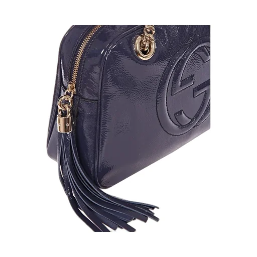 Gucci Logo Embossed Soho Shoulder Bag