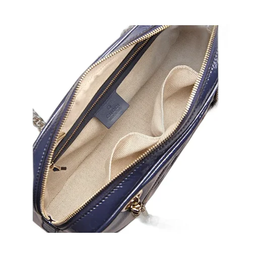 Gucci Logo Embossed Soho Shoulder Bag