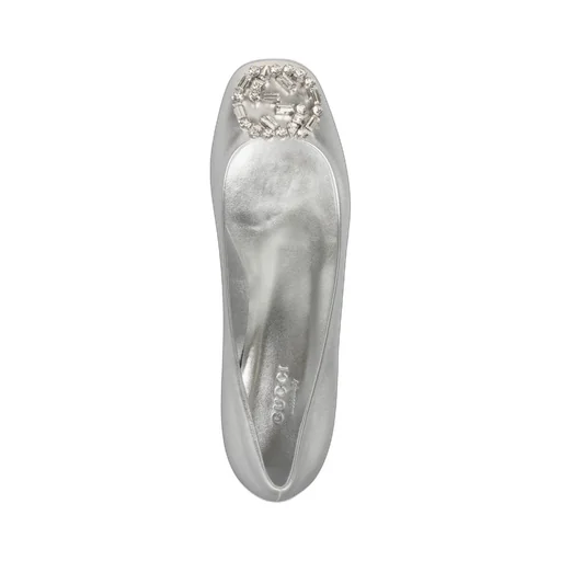 Gucci Gg Sparkling Slip-On Ballerina Shoes