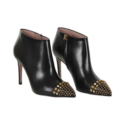 Gucci Side Zipped Studded Ankle Boots