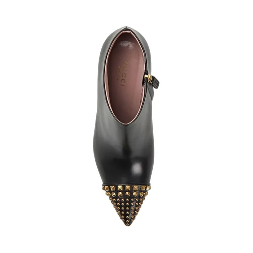Gucci Side Zipped Studded Ankle Boots