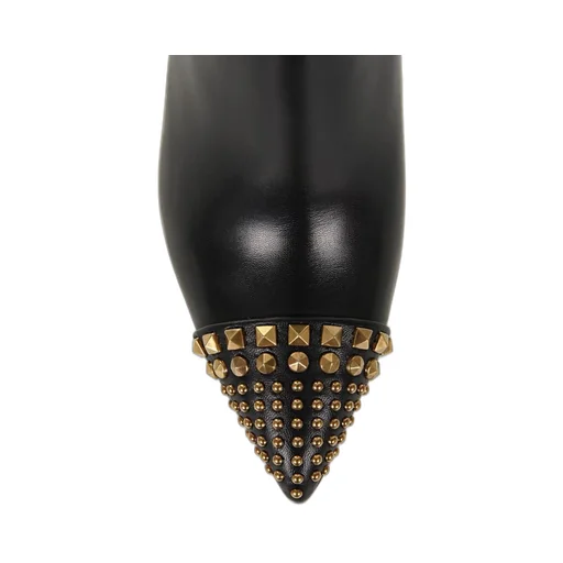 Gucci Side Zipped Studded Ankle Boots