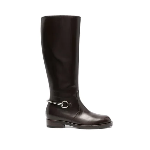 Gucci Round Toe Knee Length Boots