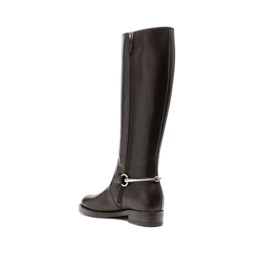 Gucci Round Toe Knee Length Boots