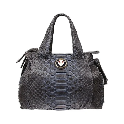 Gucci Printed Crest Badge Handbag