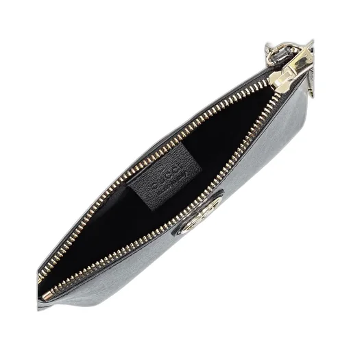 Gucci Gg Heart Logo Zipped Cosmetic Case