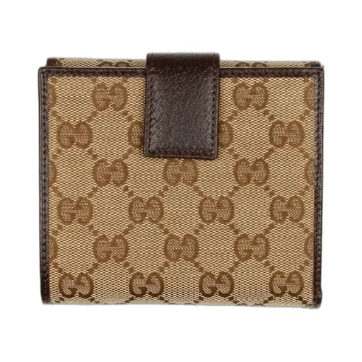 Gucci Gg Monogram Compact Wallet