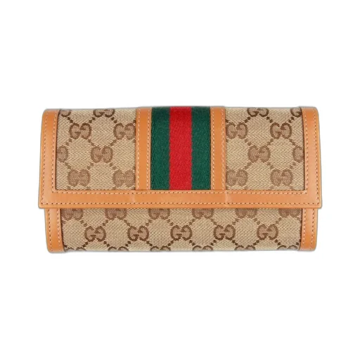 Gucci Gg Monogram Continental Wallet