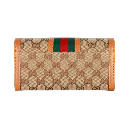 Gucci Gg Monogram Continental Wallet