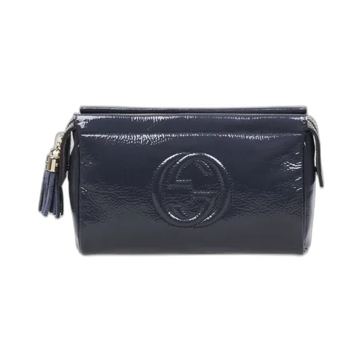 Gucci Interlocking G Embossed Soho Cosmetic Case