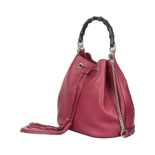 Gucci Tassel Detailed Miss Bamboo Bucket Bag
