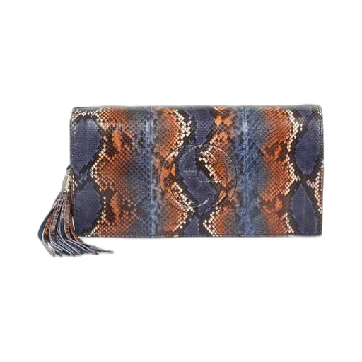 Gucci Printed Soho Clutch Bag