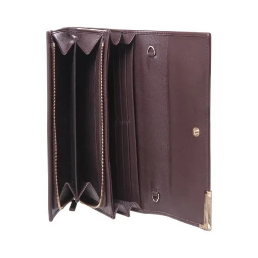 Gucci Gg Supreme Press Stud Fastened Wallet