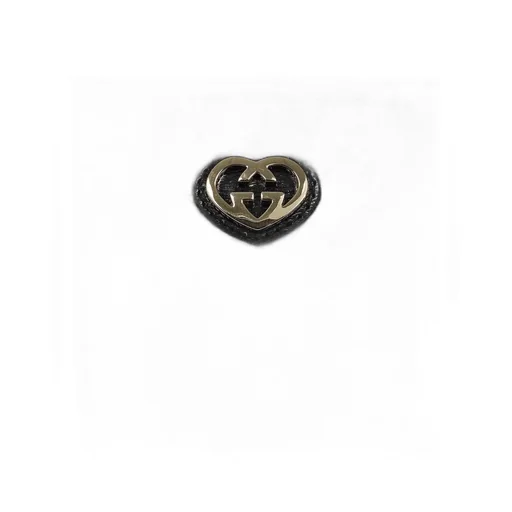 Gucci Gg Heart Logo Zipped Cosmetic Bag