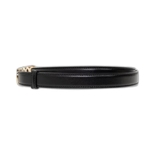 Gucci Logo Lettering Plaque Buckle Belt