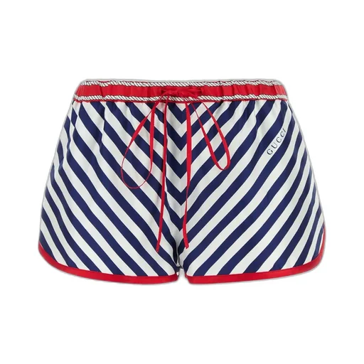 Gucci Striped Drawstring Shorts