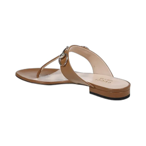 Gucci Lady Horsebit Detailed Thong Sandals