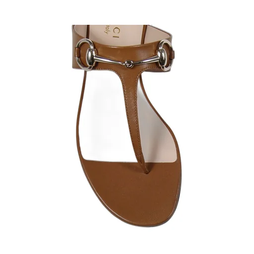 Gucci Lady Horsebit Detailed Thong Sandals