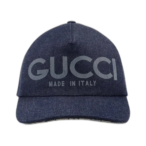 Gucci Lasered Denim Baseball Hat