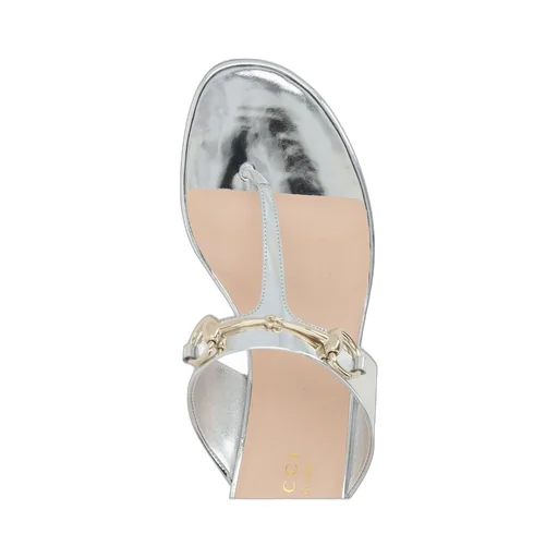 Gucci Metallic Thong Sandals