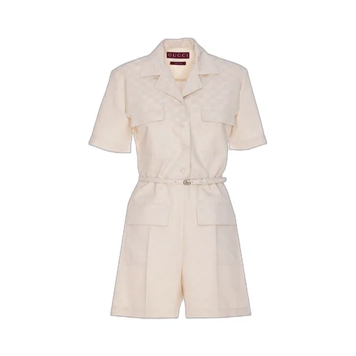 Gucci Gg Gabardine Jumpsuit