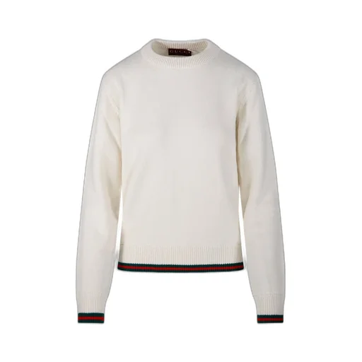 Gucci Trim Detailed Crewneck Knit Sweater
