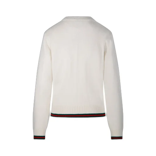 Gucci Trim Detailed Crewneck Knit Sweater