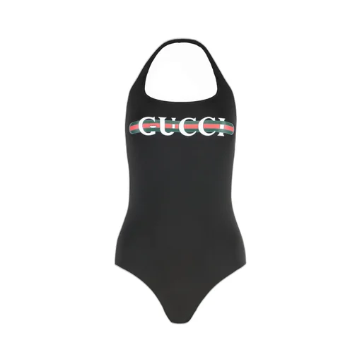 Gucci Printed Sparkling Jersey Swimsuit