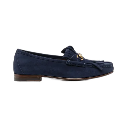 Gucci Horsebit Fringe Detailed Loafers