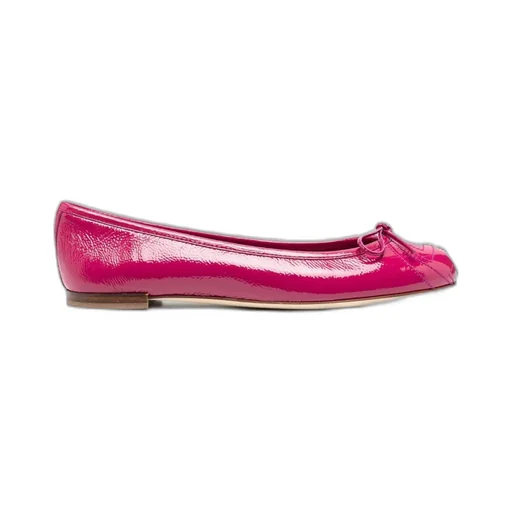 Gucci High Shine Bow Ballet Flats