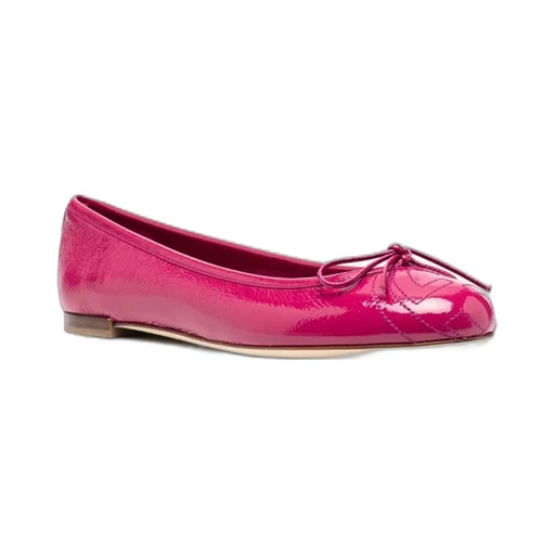 Gucci High Shine Bow Ballet Flats
