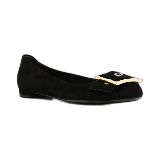 Gucci Slip-On Buckle Ballet Flats