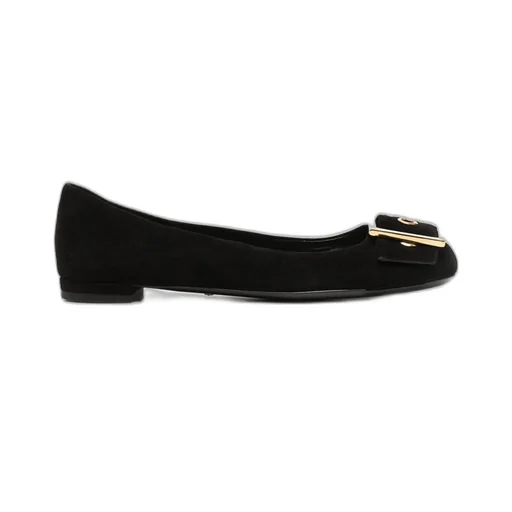 Gucci Slip-On Buckle Ballet Flats