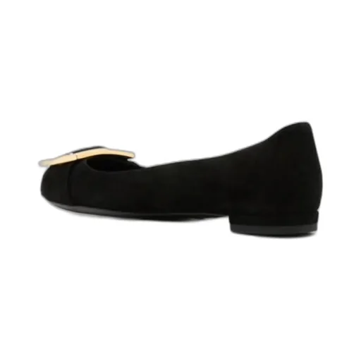 Gucci Slip-On Buckle Ballet Flats